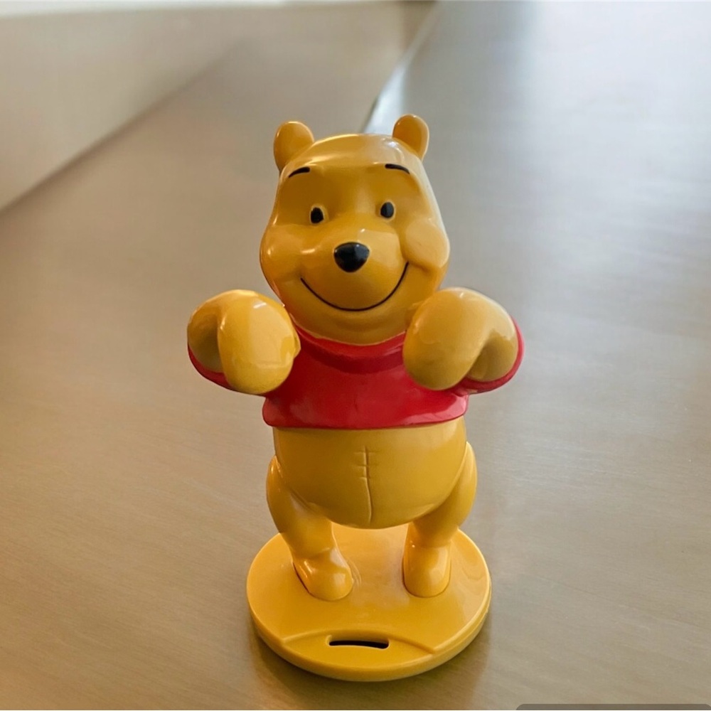 Disney Winnie the Pooh Toy Plastic PVC Figurine 4.75" Tall Collectible